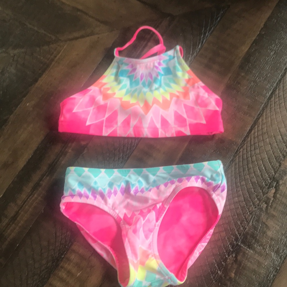 Justice girl’s reversible swimsuit